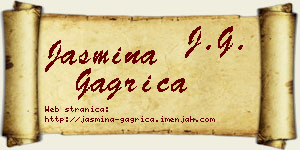 Jasmina Gagrica vizit kartica